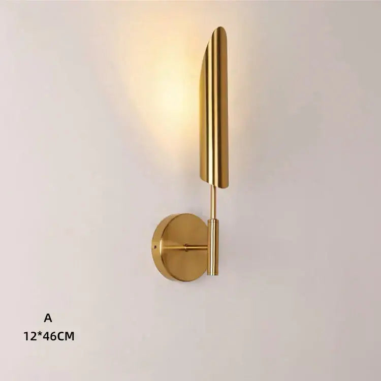 Gold Double Glass Sconce