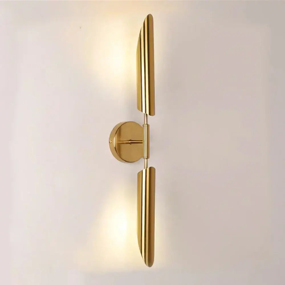 Gold Double Glass Sconce