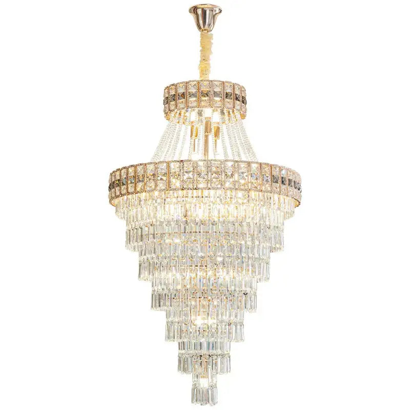 Gold Villa Crystal Chandelier
