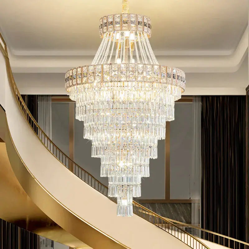 Gold Villa Crystal Chandelier