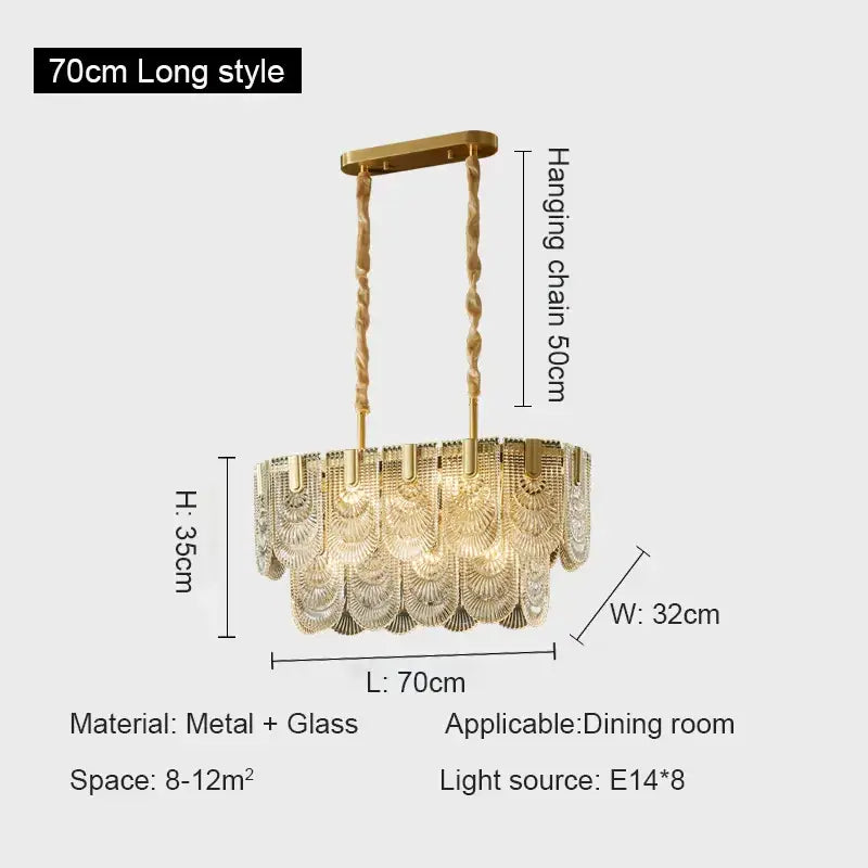 Gold Crystal Ceiling Fan Glass Tier Design