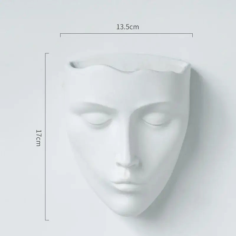 Gold Ceramic Wall Vase