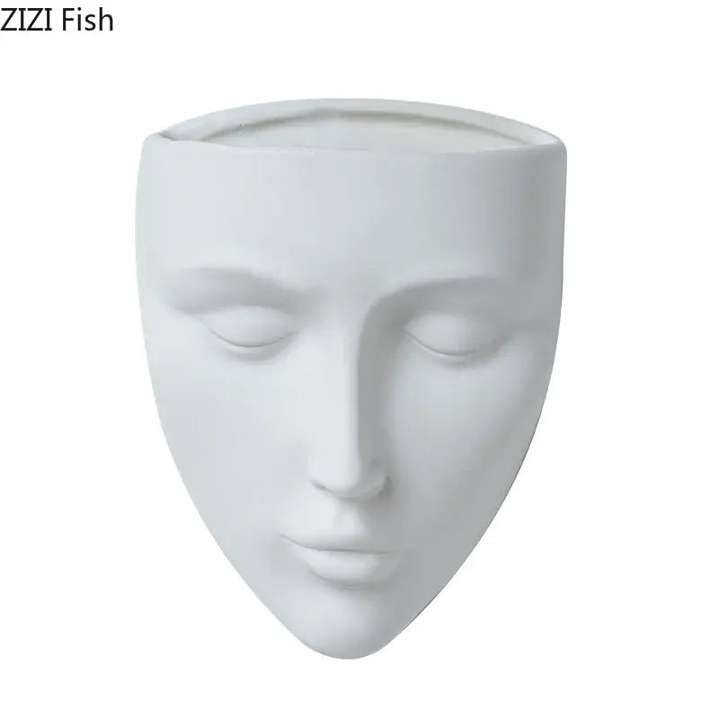 Gold Ceramic Wall Vase