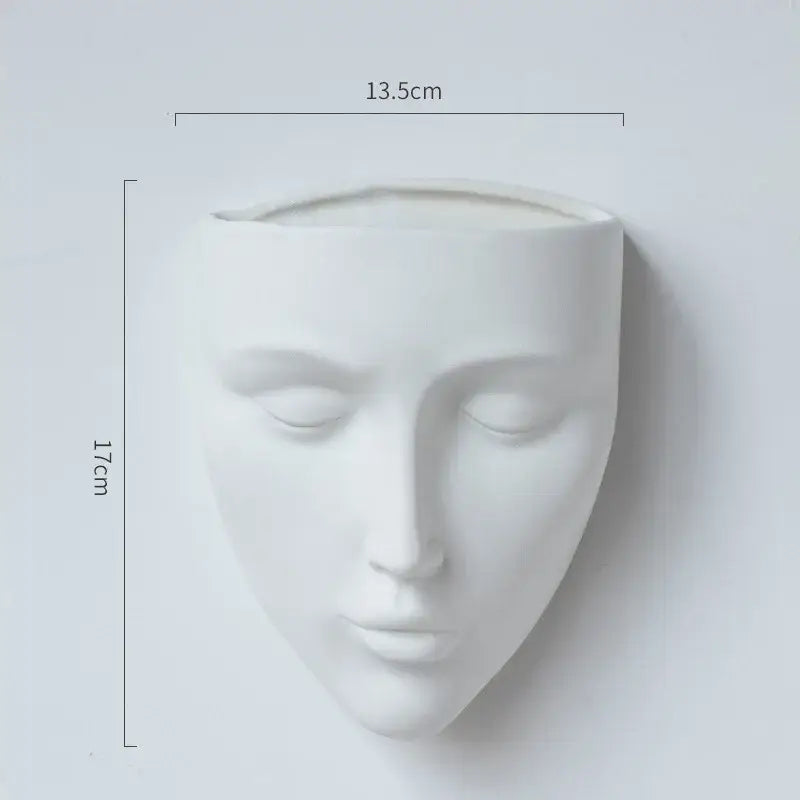 Gold Ceramic Wall Vase