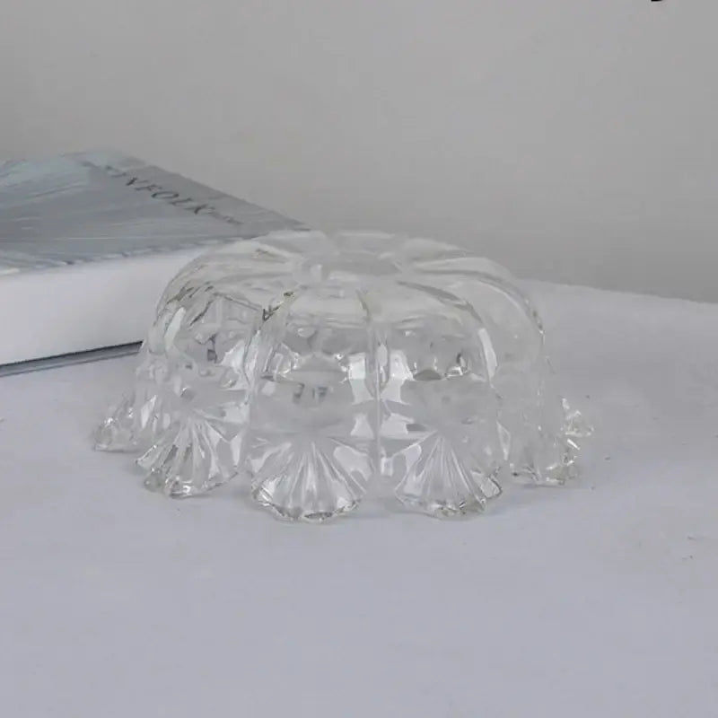 Gold Faceted Glass Wall Lamp