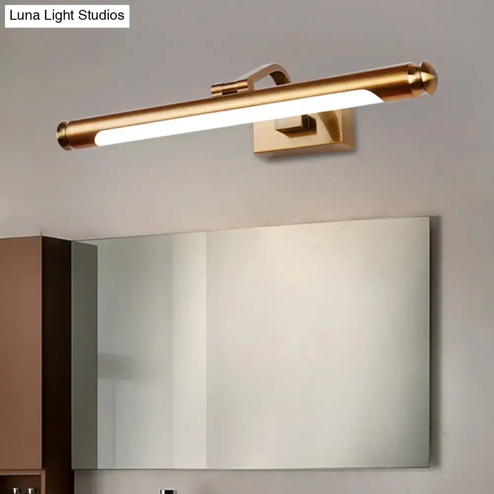 Gold Tubed Vanity Light