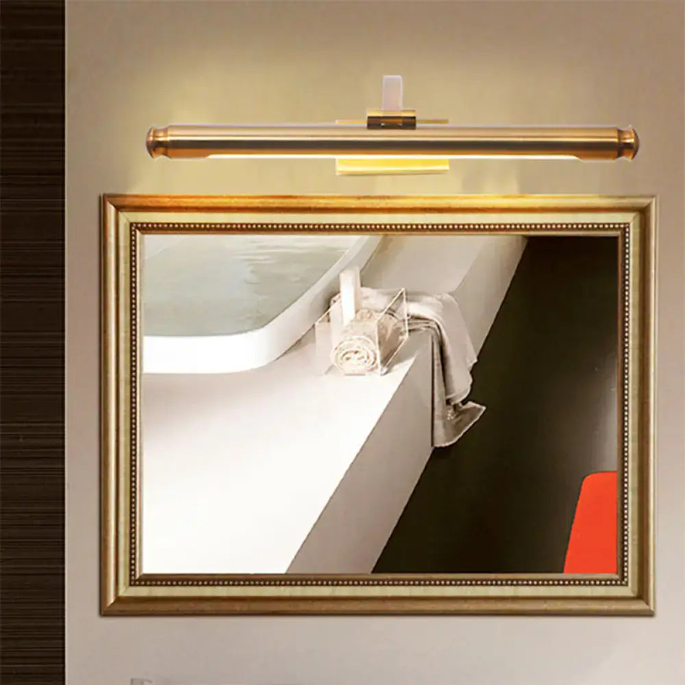 Gold Tubed Vanity Light
