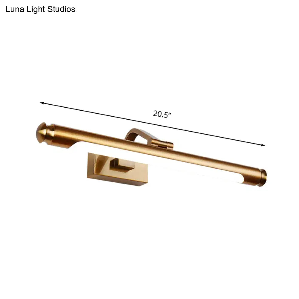 Gold Tubed Vanity Light