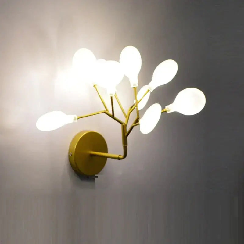 Gold Firefly Branch Wall Light