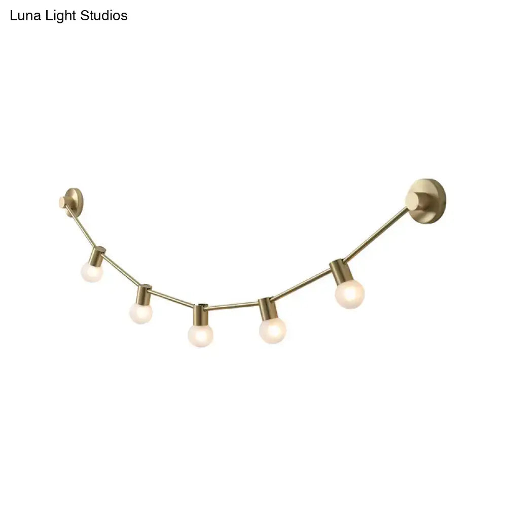Gold Bubble Wall Light