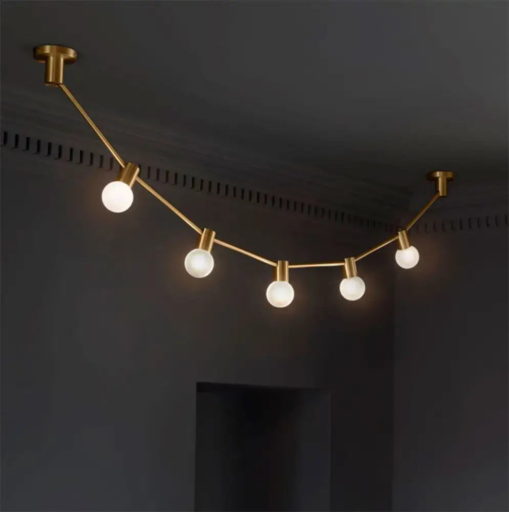 Gold Bubble Wall Light