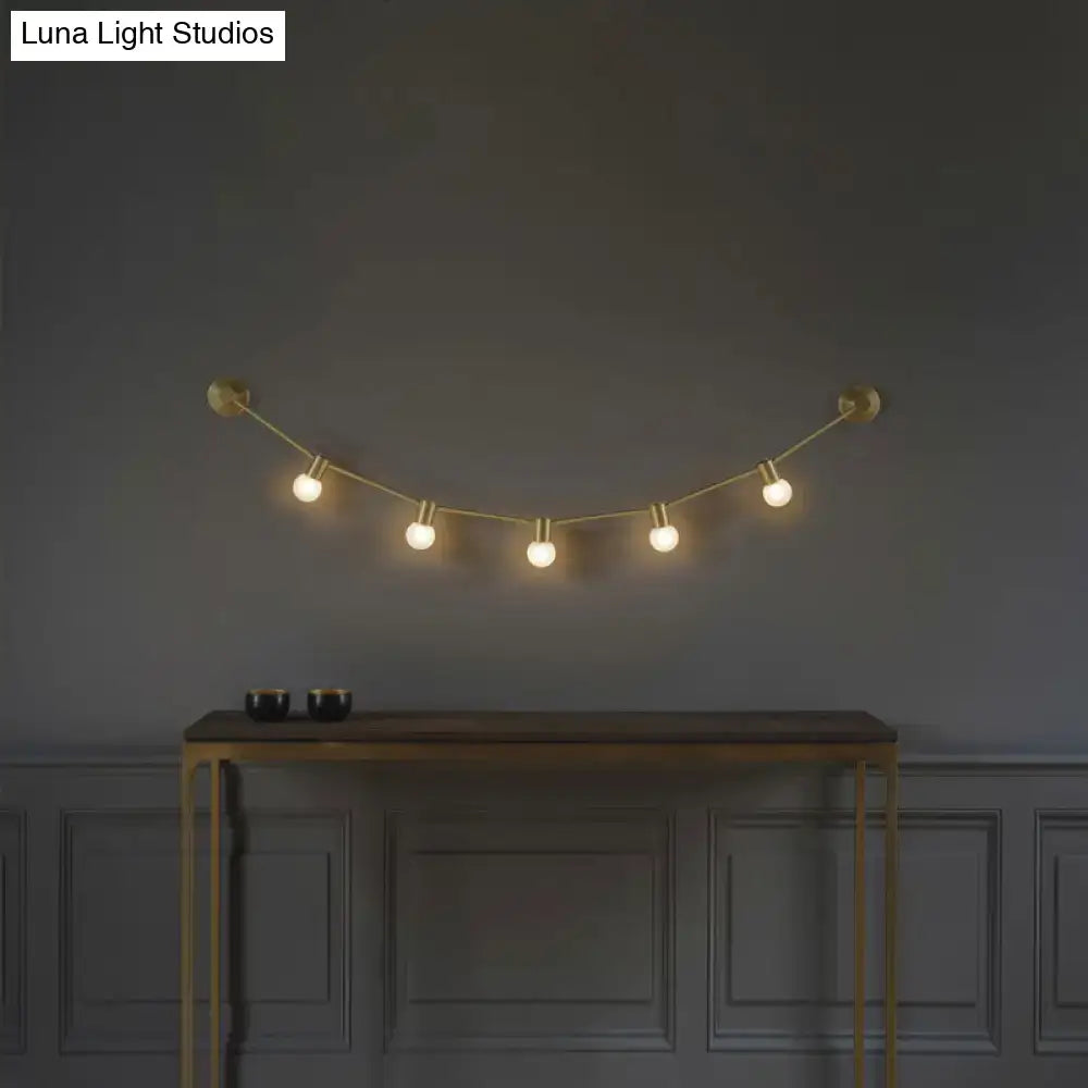 Gold Bubble Wall Light