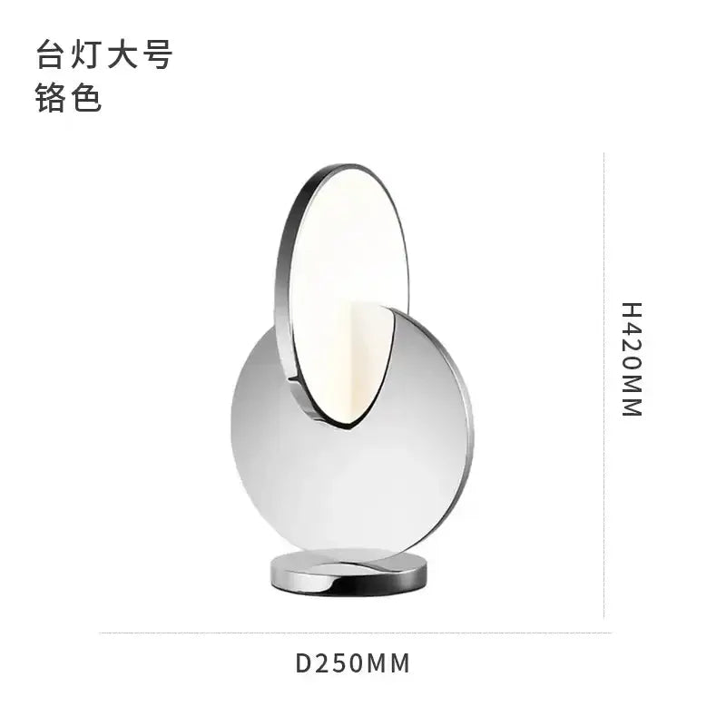 Gold Circle Pendant Light 3-Head Overlapping Discs
