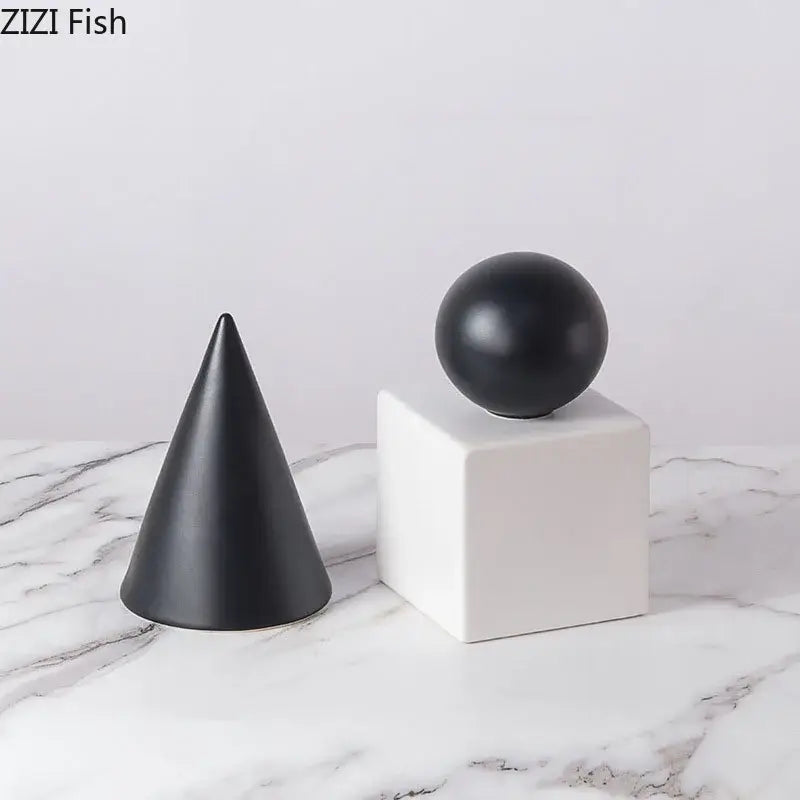 Gold Round Ceramic Sculpture