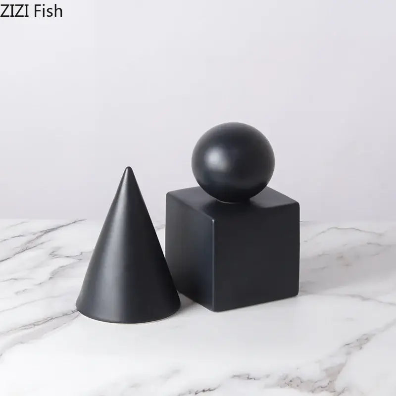 Gold Round Ceramic Sculpture