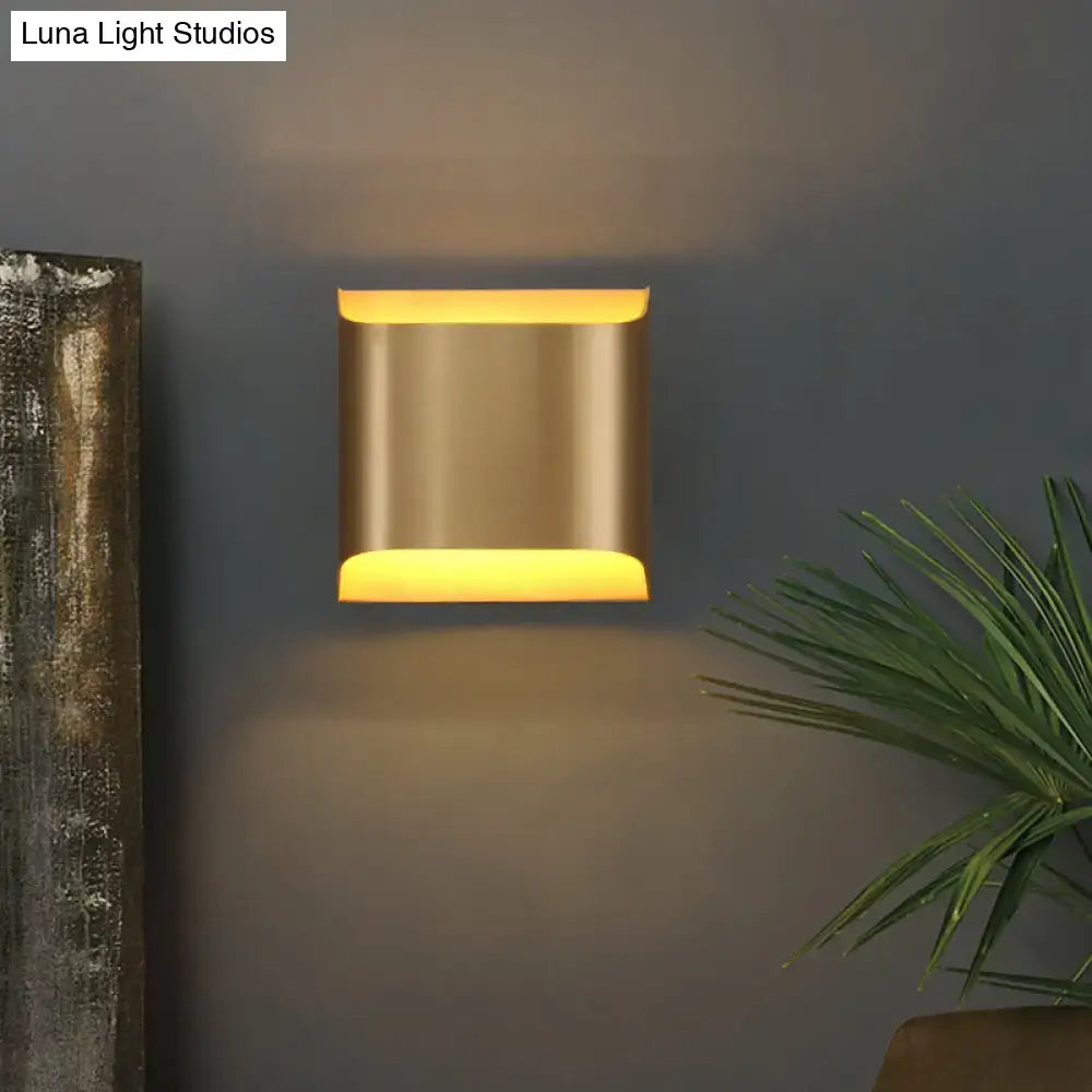 Gold Geometric G9 12-Inch Wall Sconce