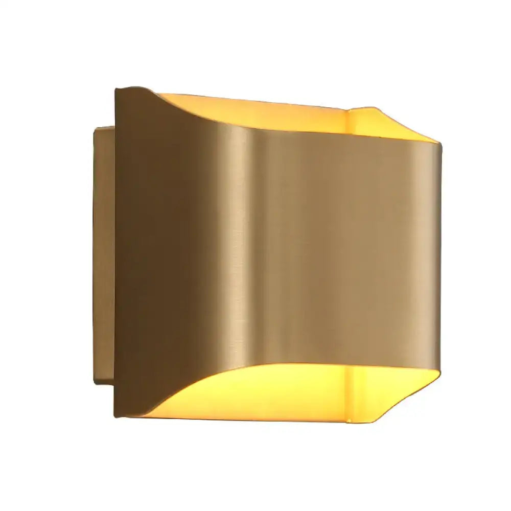 Gold Geometric G9 12-Inch Wall Sconce
