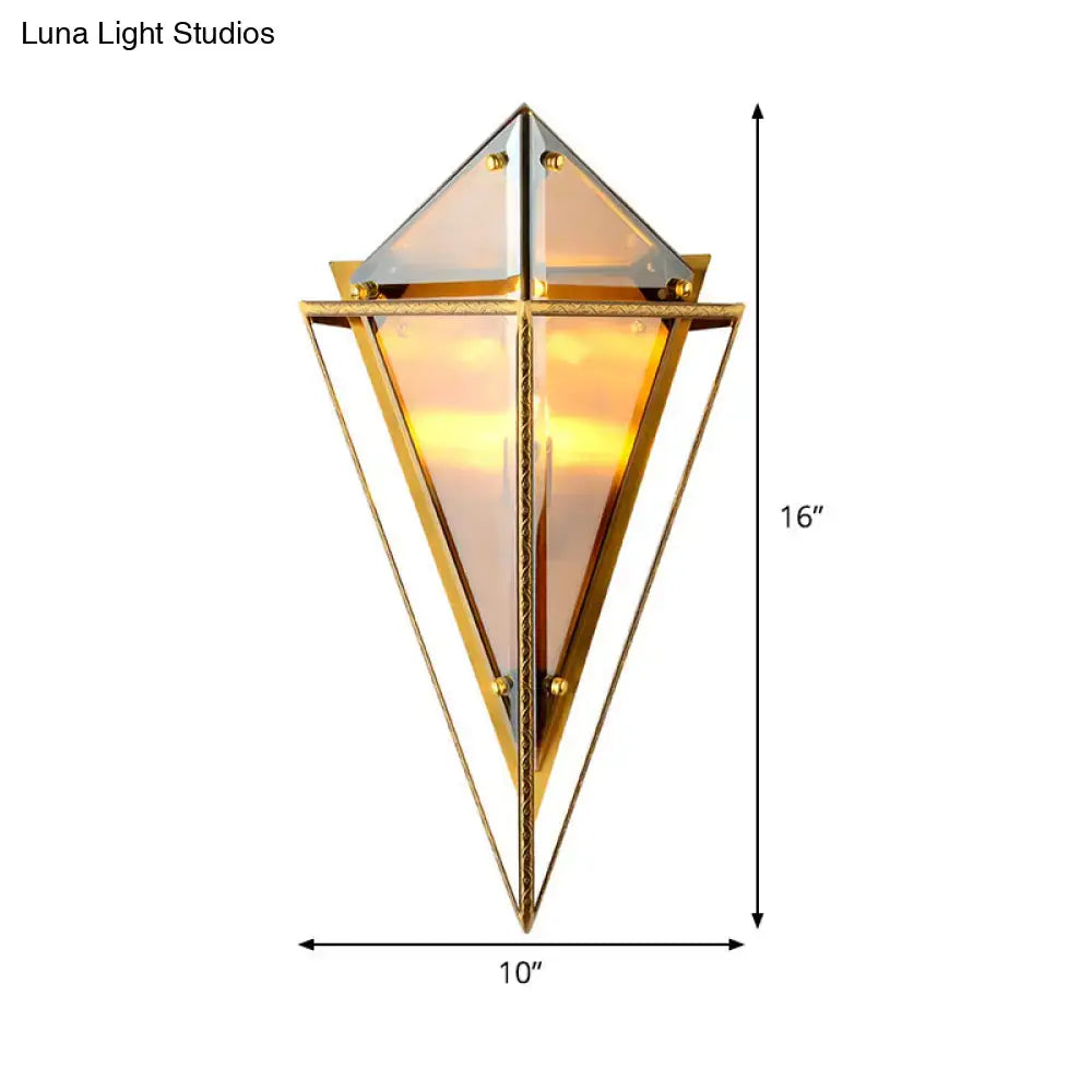 Gold Amber Wall Sconce