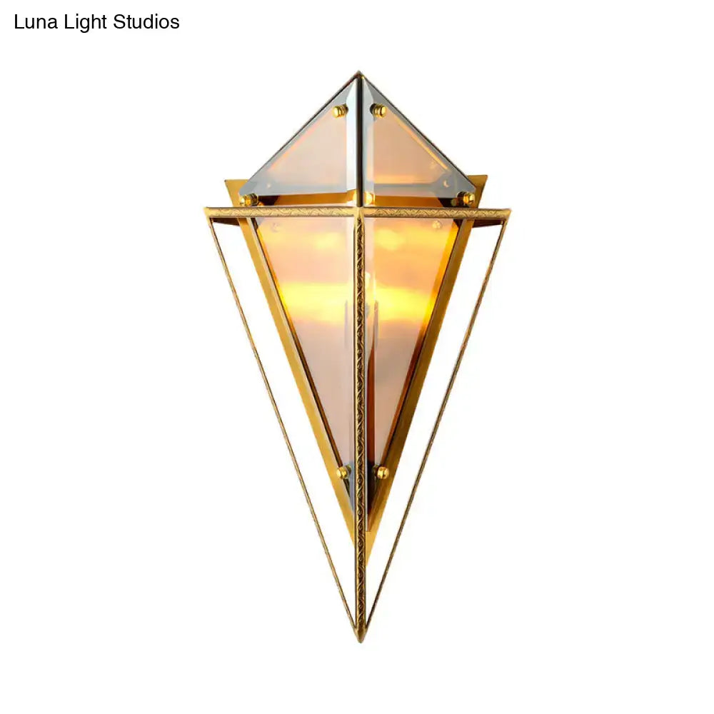 Gold Amber Wall Sconce