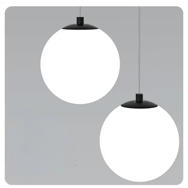 Gold Glass Dual Pendant Light