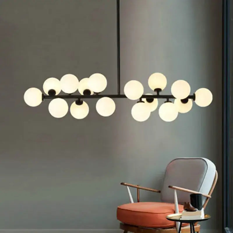 Gold Two-Layer Chandelier For Kitchen Stairs