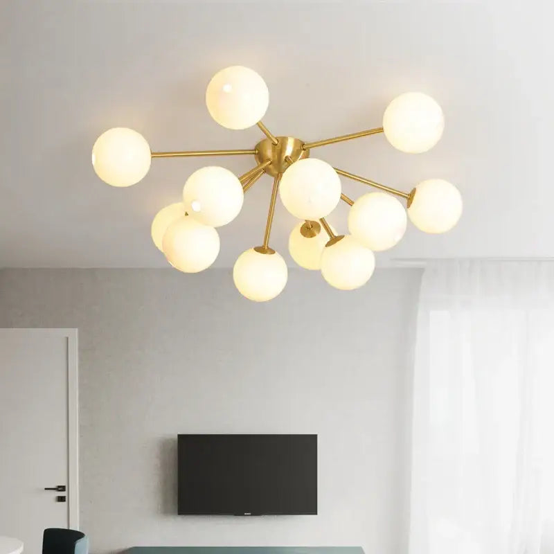 Crystal Glass Ceiling Chandelier