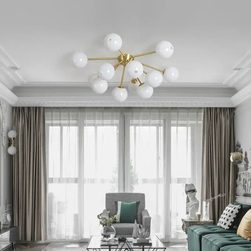 Crystal Glass Ceiling Chandelier