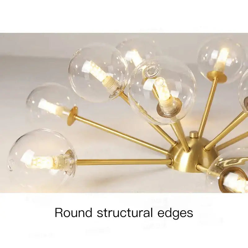 Crystal Glass Ceiling Chandelier