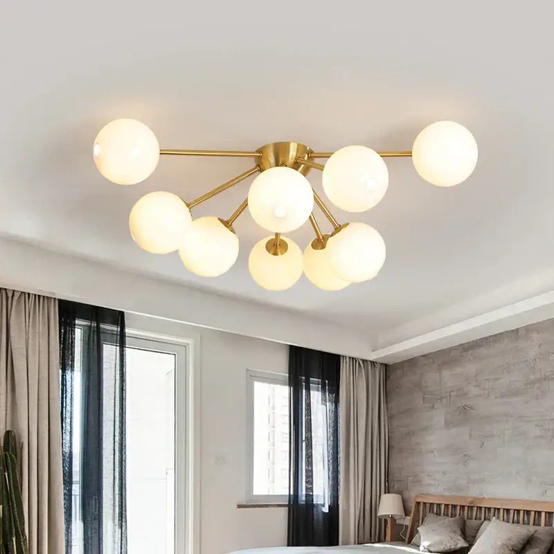 Crystal Glass Ceiling Chandelier