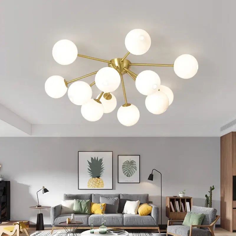 Crystal Glass Ceiling Chandelier