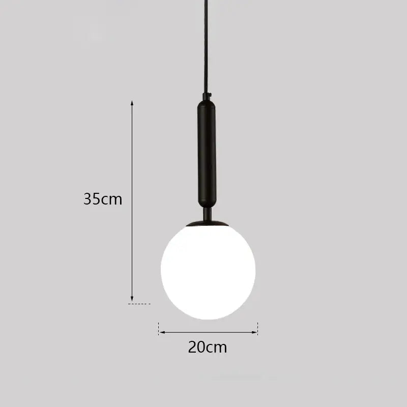 Gold Globe Pendant Lamp