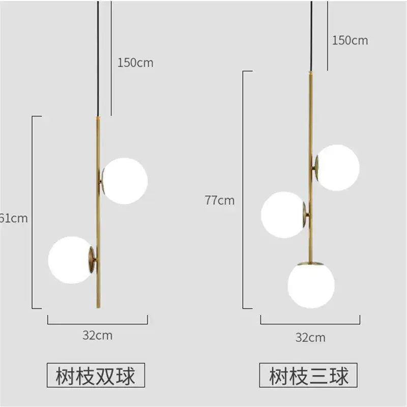 Gold Living Room Pendant