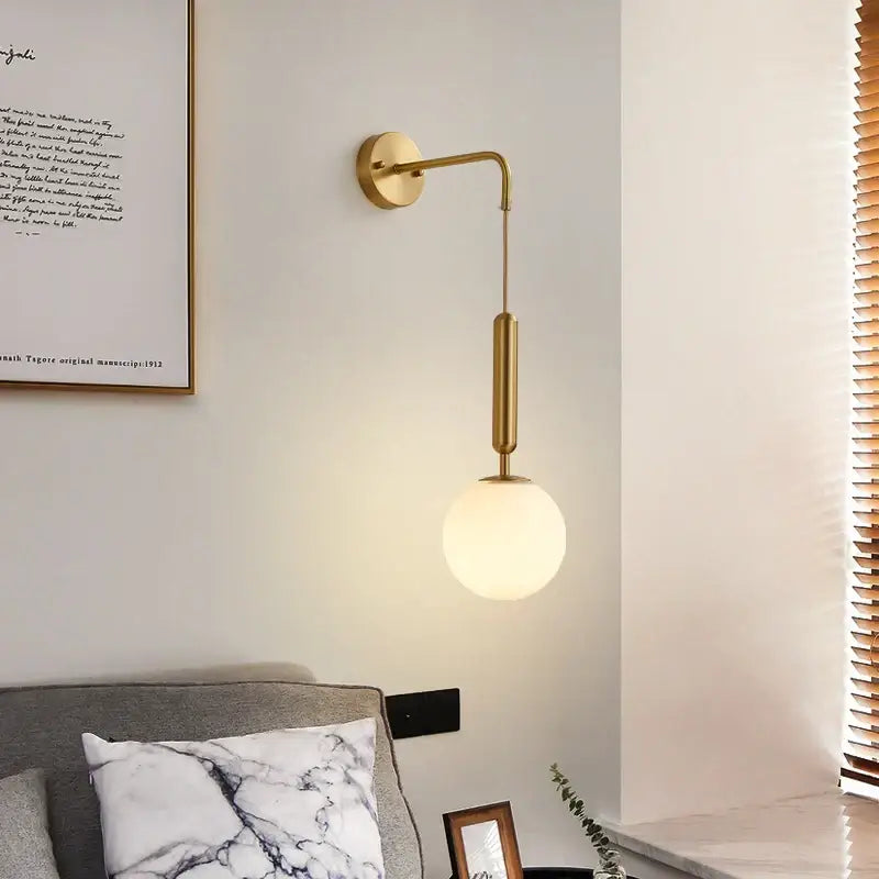 Gold Nordic 20cm Wall Sconce