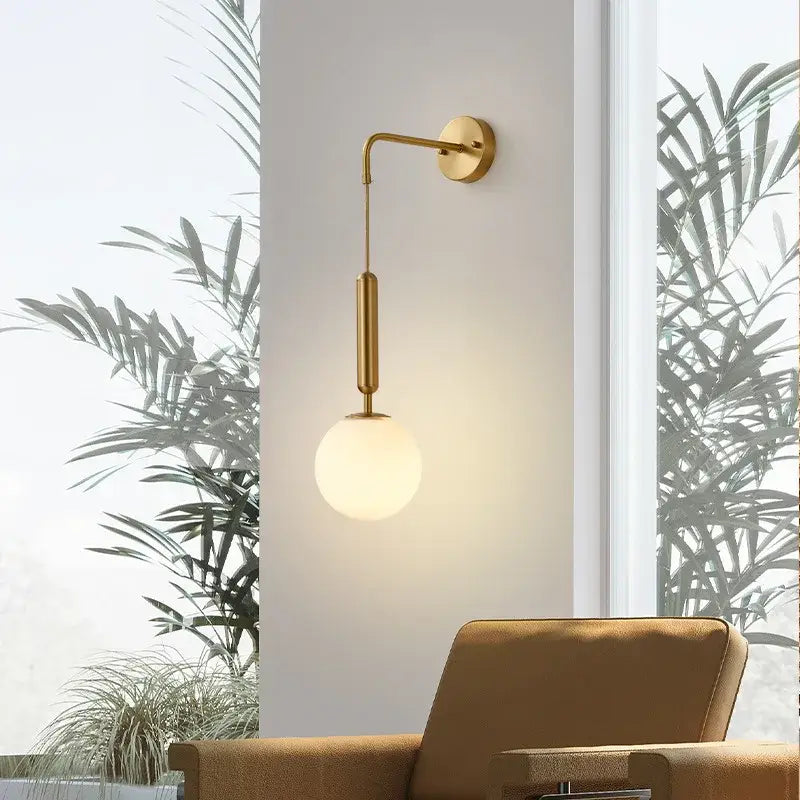 Gold Nordic 20cm Wall Sconce