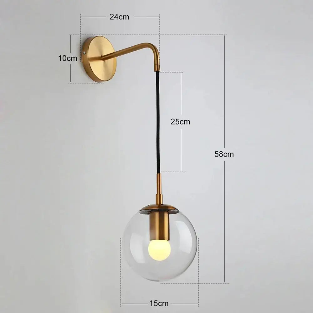 Gold 8-Light Nordic Pendant Chandelier