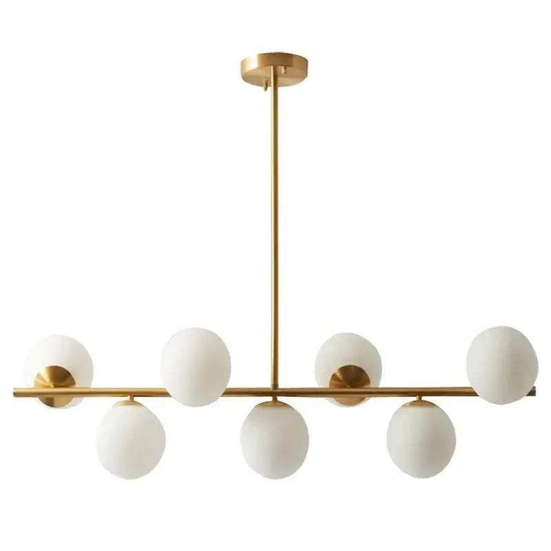 Grey Glass Pendant Chandelier