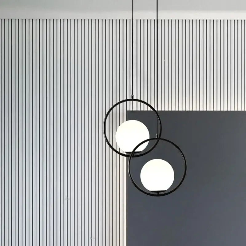 Gold Glass Ball Fixture
