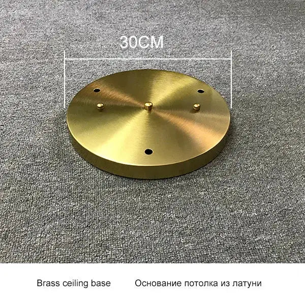 Gold Glass Ball Fixture