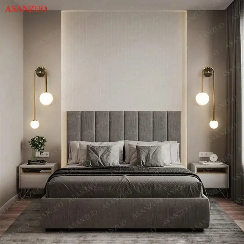 Gold Dual Frosted Sconce