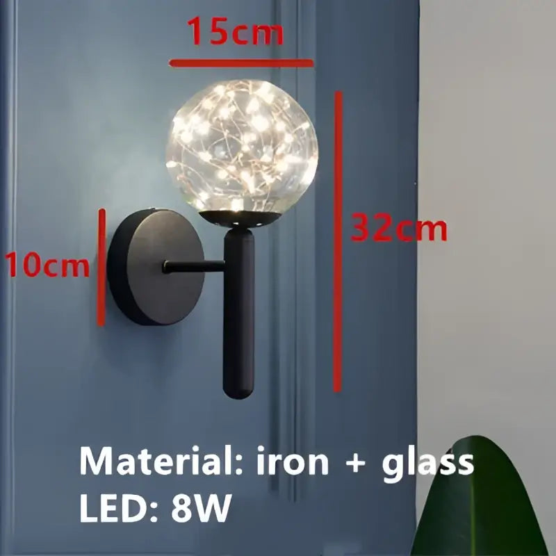 Gold Bubble LED Chandelier with Multiple Bubbles
