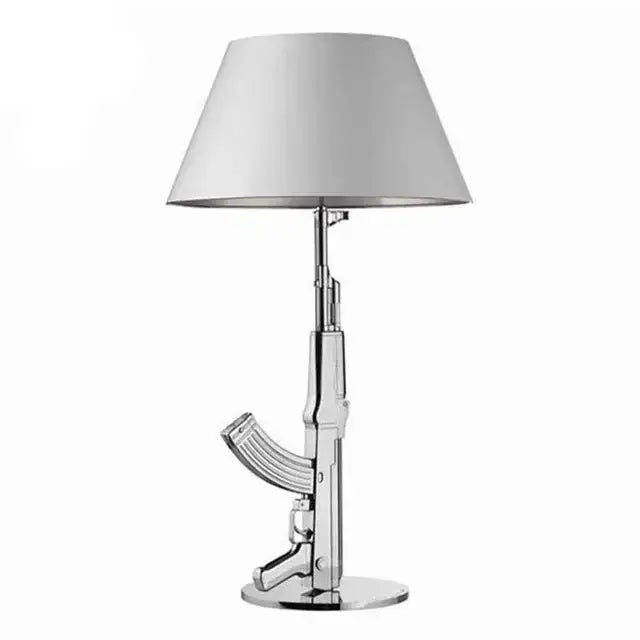 Gold Gun Floor Lamp