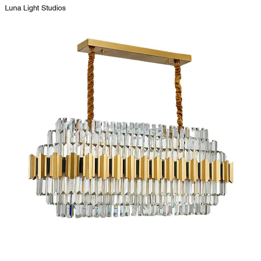 Gold Icicle Chandelier