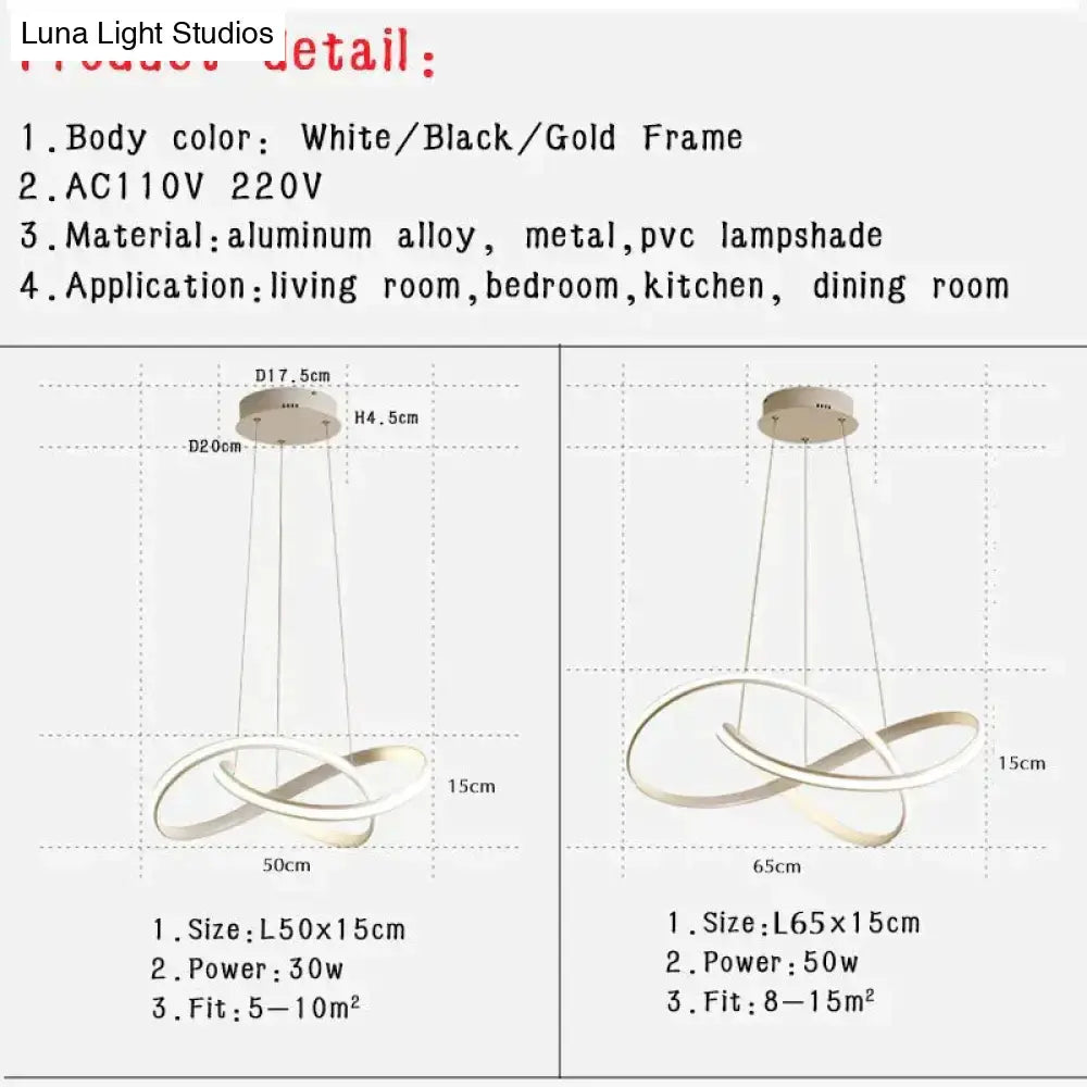 Gold Modern Pendant Light
