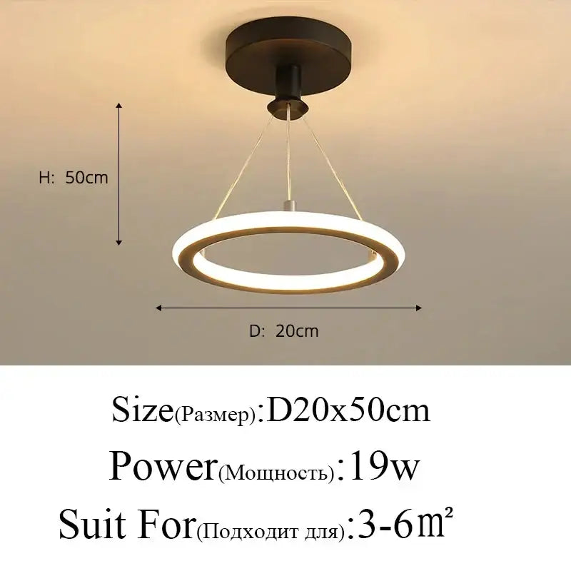 Gold Iron Dining Chandelier