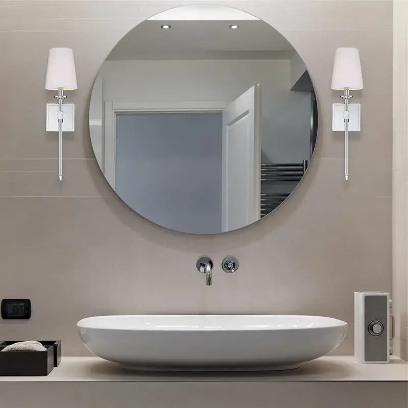 Gold LED Wall Lamp for Bedrooms Chrome Option