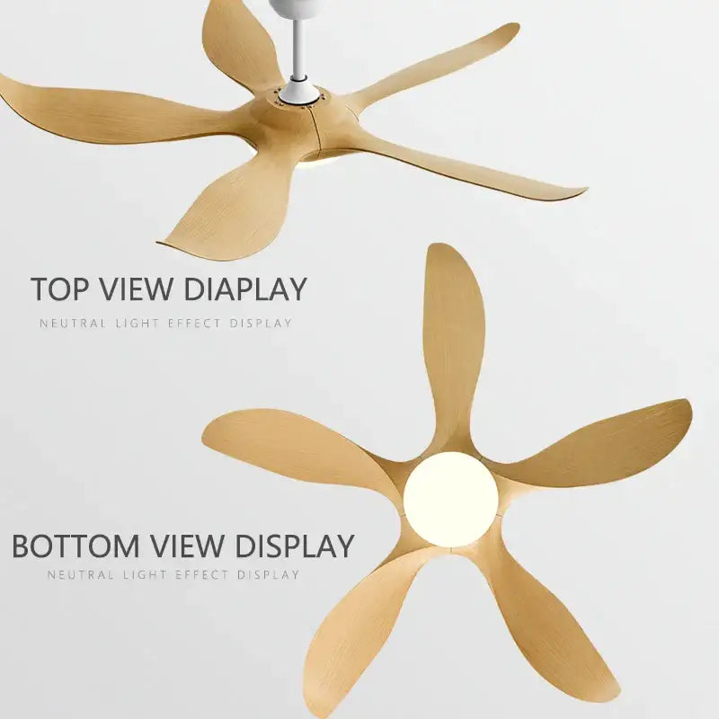 Gold Leaf Ceiling Fan
