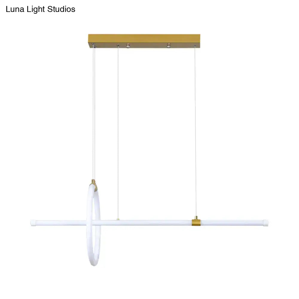 Gold Modern Ring Pendant