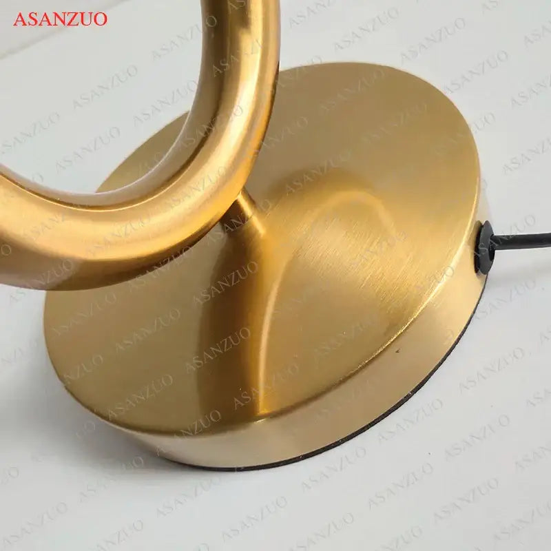 Gold U Shape Table Lamp