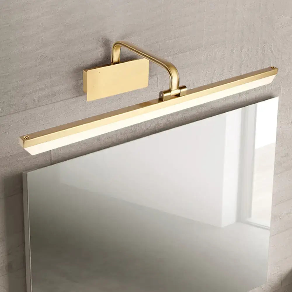 Gold Swivel Vanity Light