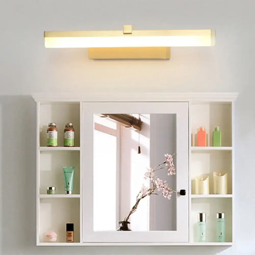 Gold Slim Vanity Sconce
